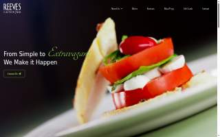 Reeves Catering of Greenville website