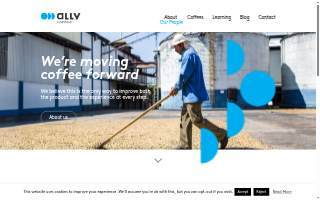 Ally Coffee - Specialty Green Coffee Merchants | Coffee Imports website