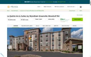 La Quinta Inn & Suites by Wyndham Greenville Woodruff Road website