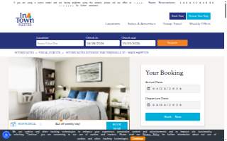 InTown Suites Extended Stay Greenville SC - Wade Hampton website