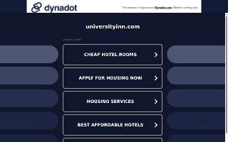 University Inn website
