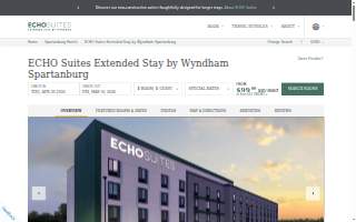 ECHO Suites Extended Stay by Wyndham Spartanburg website