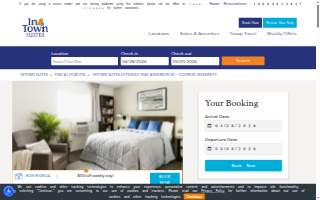 InTown Suites Extended Stay Anderson SC - Clemson University website