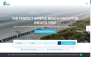 Big Fish Rentals website
