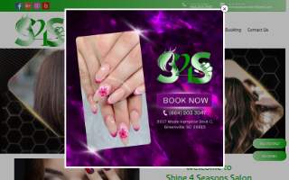 Shine 4 Seasons Salon website