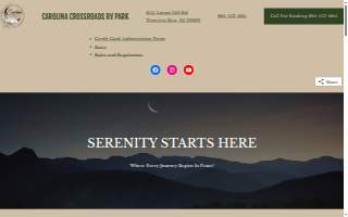 Carolina Crossroads RV Park website
