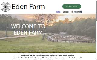 Eden Farm RV Park website