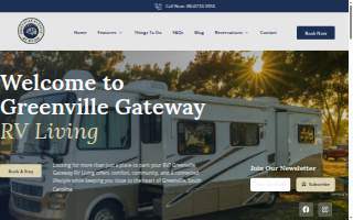 Greenville Gateway RV Living website