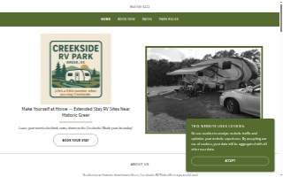 Creekside R V Park website