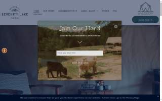 WyldStay Greenville at Serenity Lake Farm website