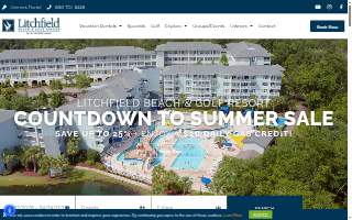 Litchfield Beach and Golf Resort website