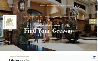 Grandover Resort & Spa, A Wyndham Grand Hotel website