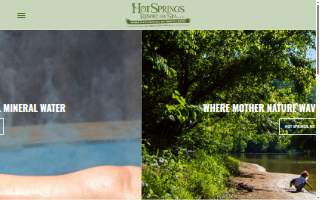 Hot Springs Resort And Spa website