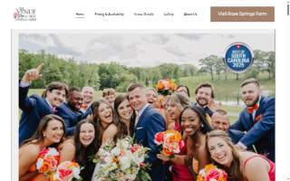 The Venue at Rose Springs Farm website