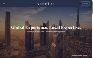 Aespīre Global website