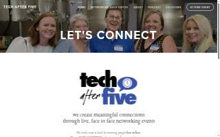 Tech After Five website