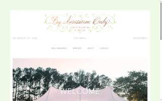 By Invitation Only...Event Planning & Design website