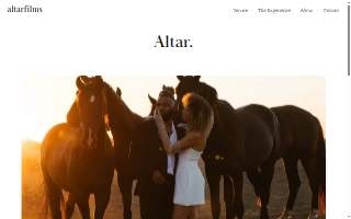 Altar Weddings website
