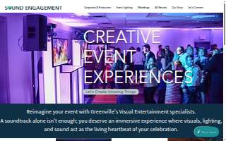Sound Engagement | Creative Event Experiences website