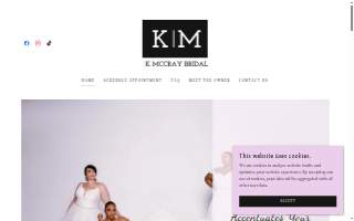 K McCray Bridal website