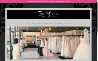 The Dress Bridal website