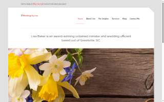 Weddings By Lisa website
