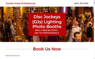 Carolina Party Professionals Mobile DJs & Disc Jockeys website