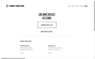Launch Something website