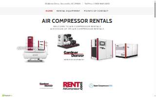 Air Compressor Rentals website