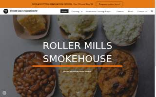Roller Mills Smokehouse website