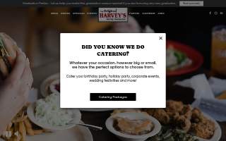 Harvey's Family Restaurant website