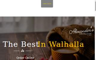 Alexander's Coffee House & Cafe website