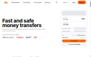 Ria Money Transfer - La Esperanza Bakery 5 and Carniceria LOA 10 website