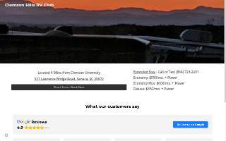Clemson Hills RV Club website