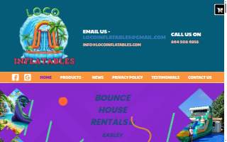 Loco Inflatables website