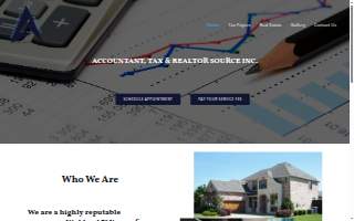 Accountant Tax & Realtor Source Inc website