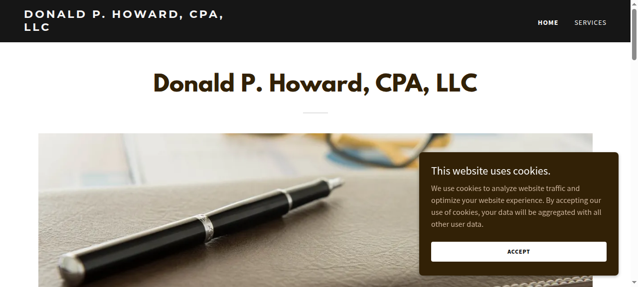 Donald P. Howard CPA website