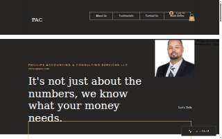 Phillips Accounting and Consulting Services of Columbia website