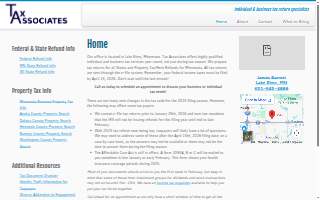 Tax Associates website