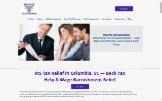 Internal Tax Resolution of South Carolina website