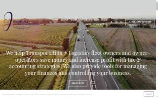 E T & J Financials website