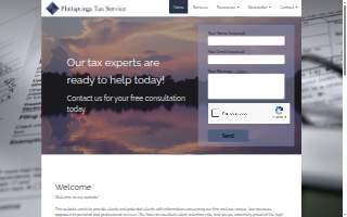Plattsprings Tax Service website