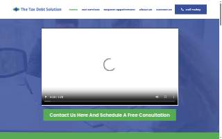 The Tax Debt Solution website