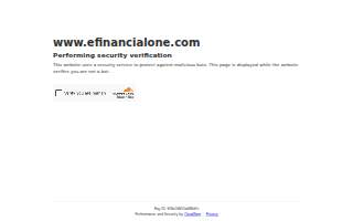 EFinancial Advisors website