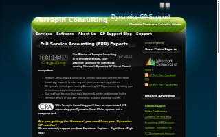 Terrapin Consulting - Dynamics GP Columbia website