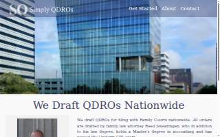 Simply QDROs, LLC - QDRO Attorneys website