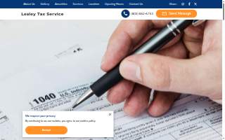 Lesley Tax Service website