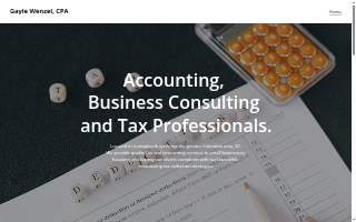 Gayle Wenzel, CPA website