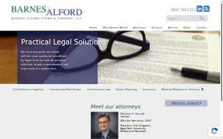 Barnes Alford Stork & Johnson website