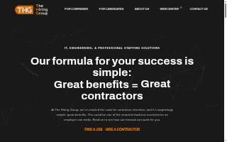 The Hiring Group website